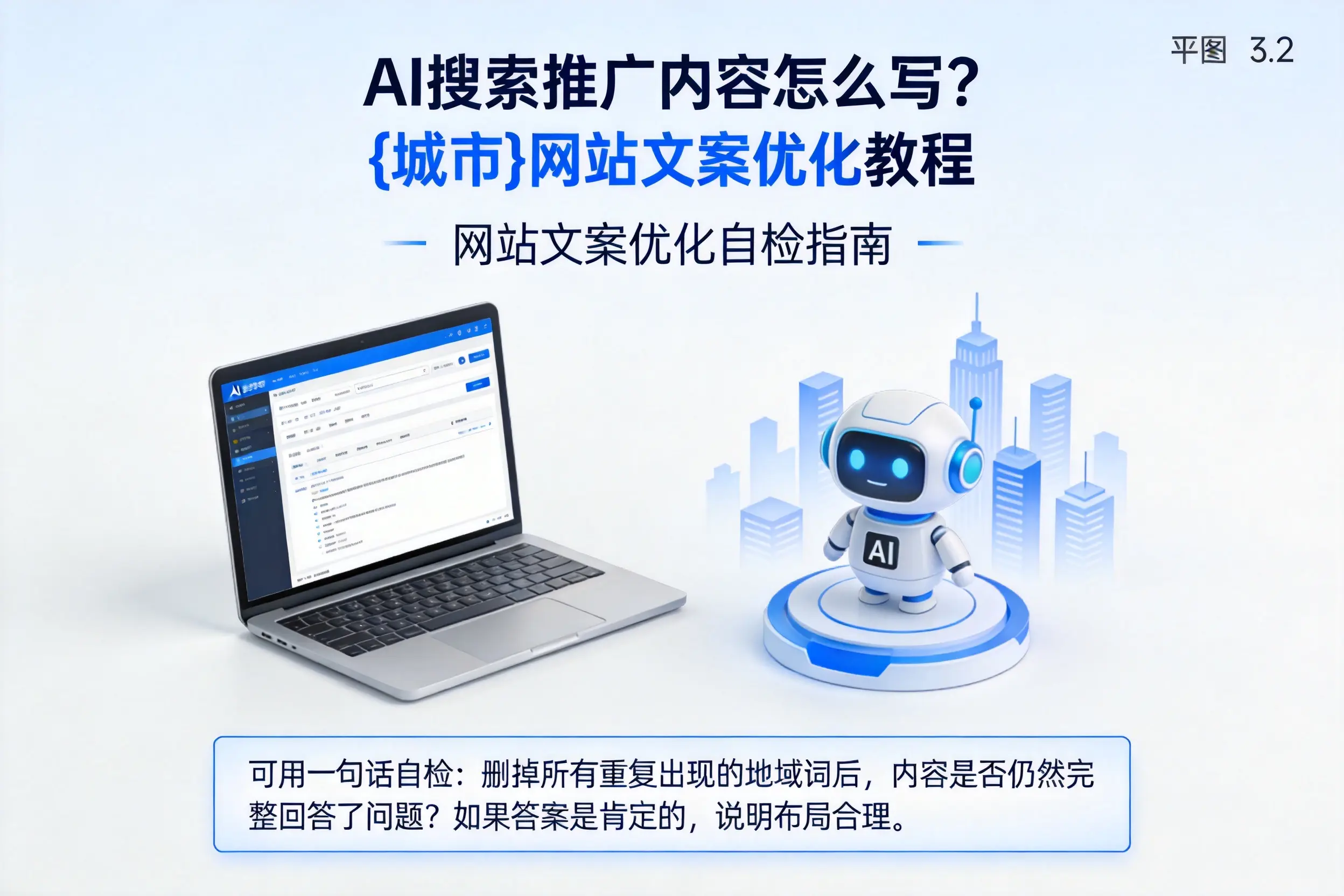 AI搜索推广内容怎么写？宿迁网站文案优化教程