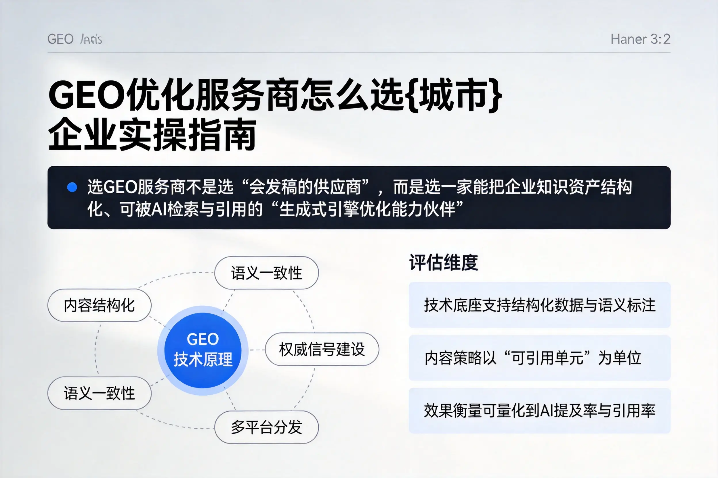 GEO优化服务商怎么选宿迁企业实操指南