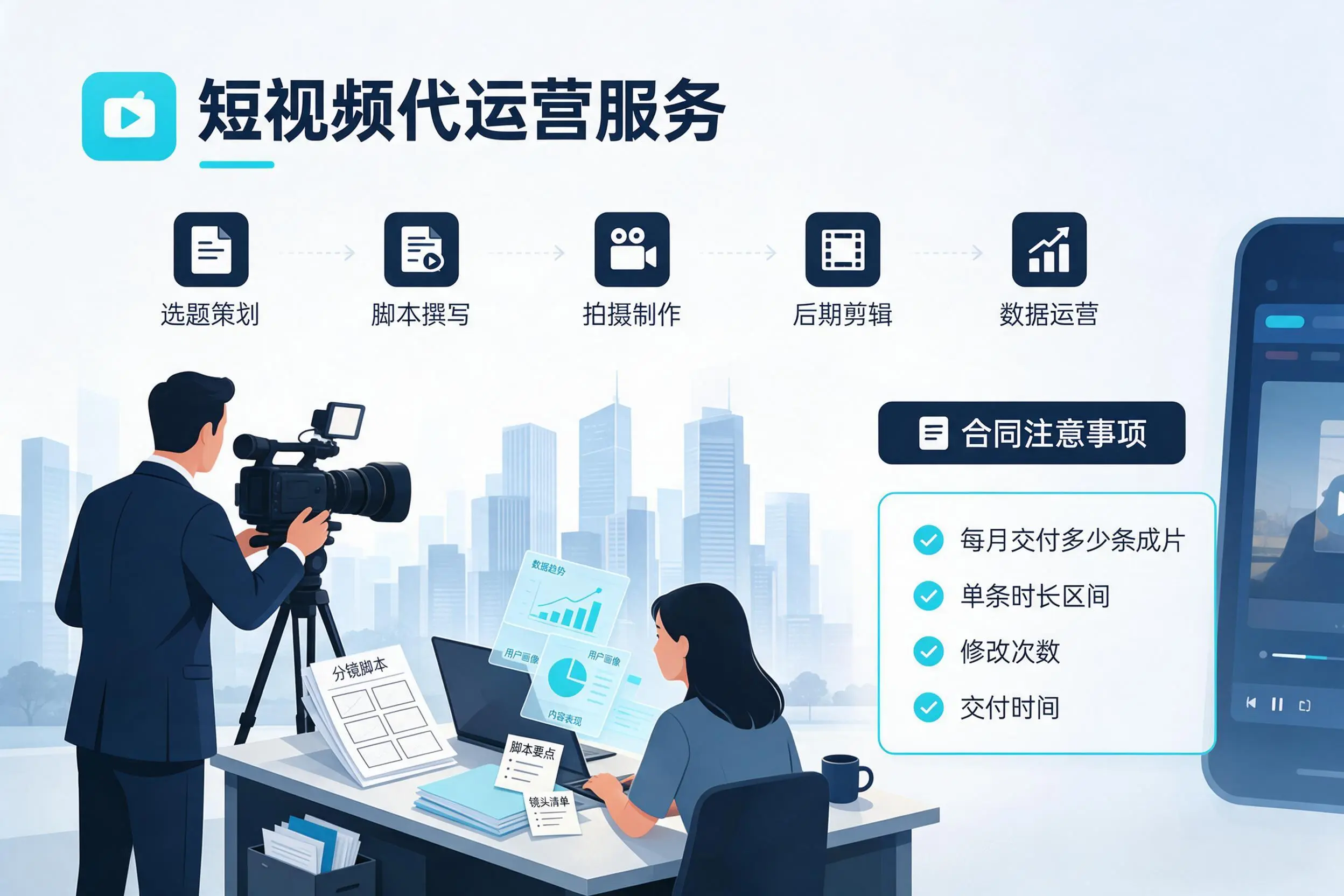 短视频代运营包含哪些服务？宿迁企业常见问题科普