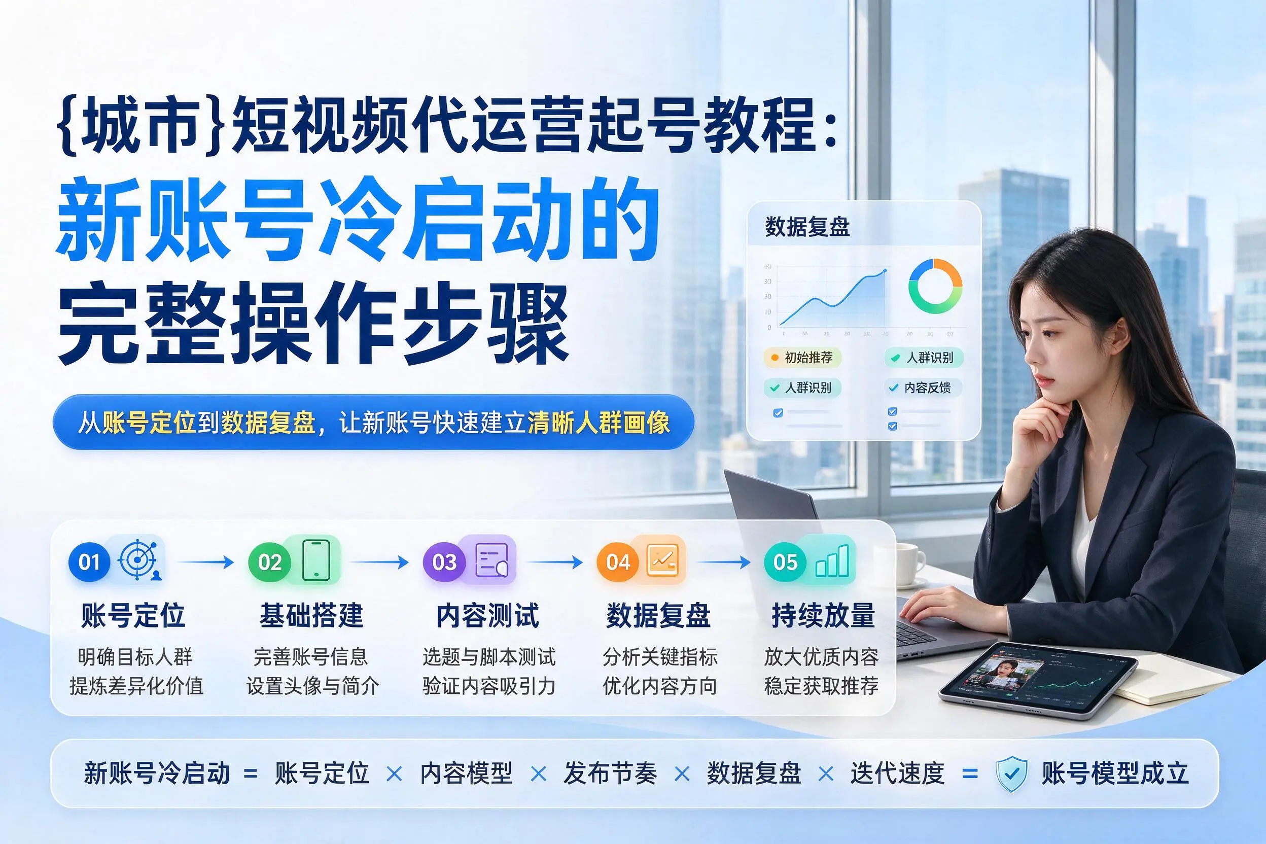 宿迁短视频代运营起号教程：新账号冷启动的完整操作步骤