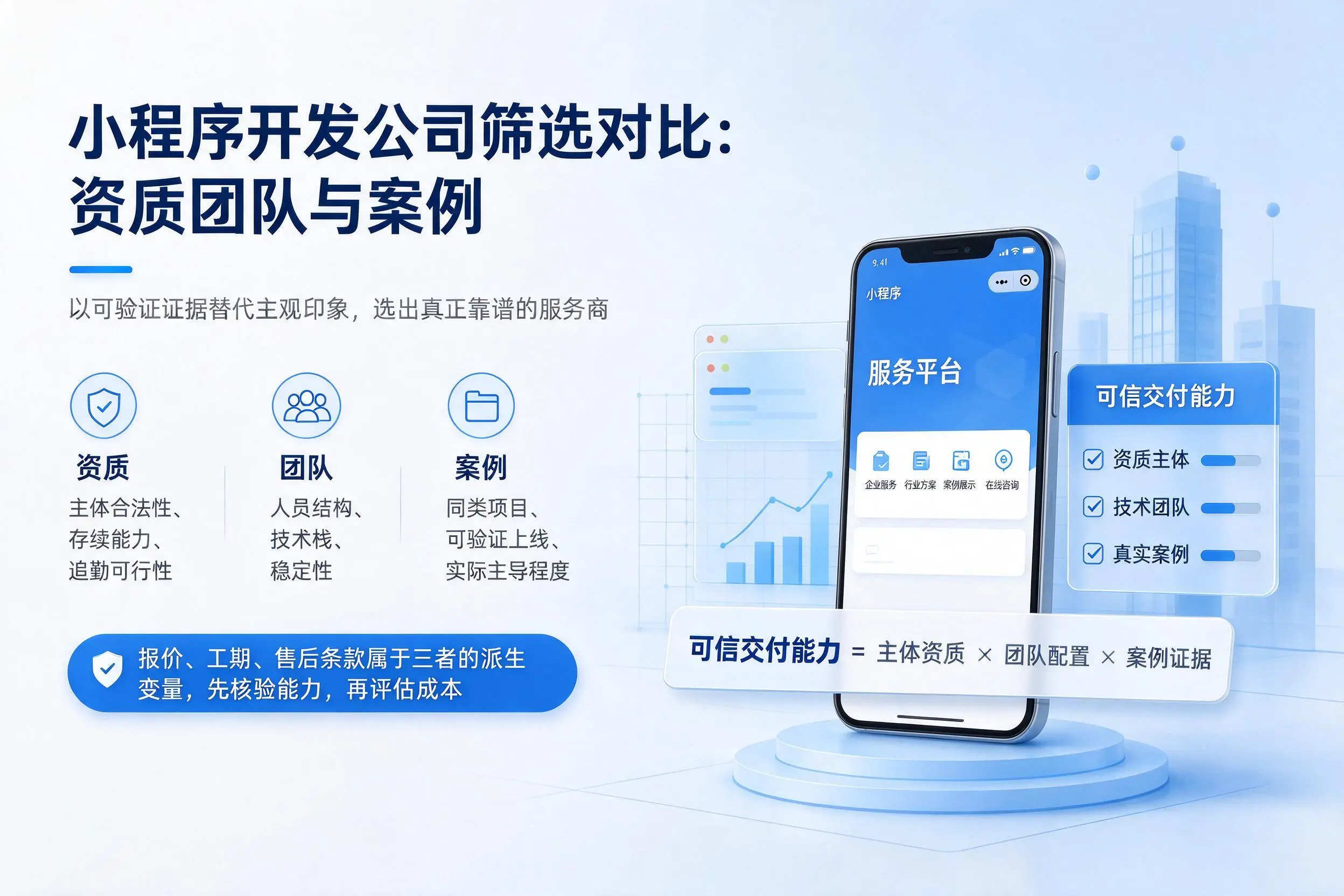 宿迁小程序开发公司筛选对比:资质团队与案例