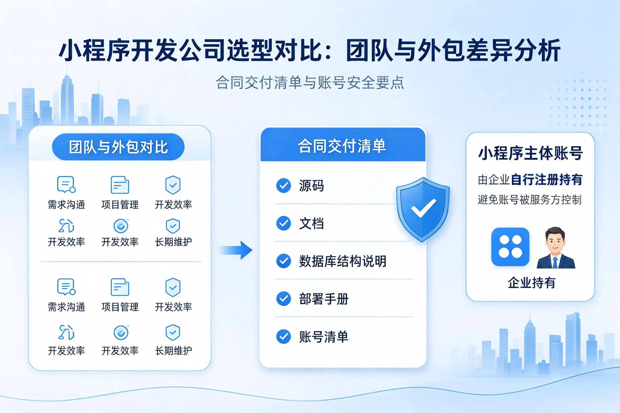 宿迁小程序开发公司选型对比:团队与外包差异分析