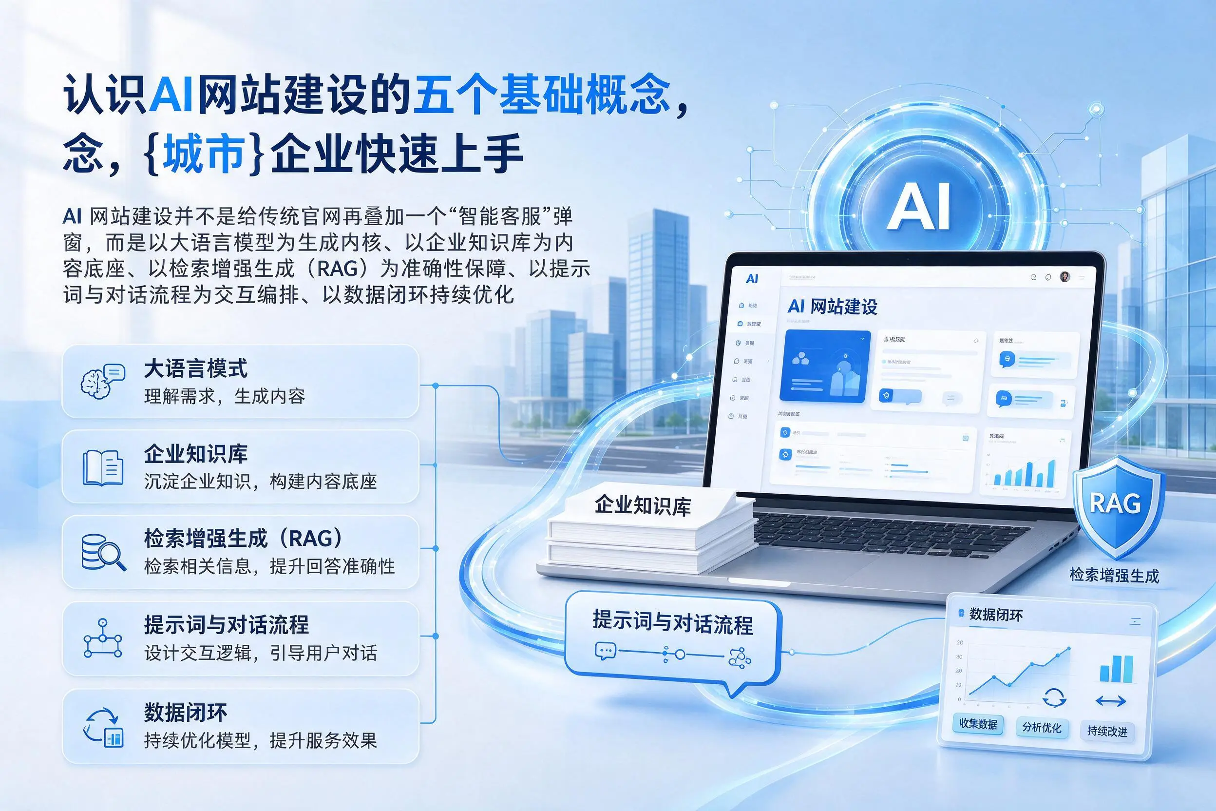 认识AI网站建设的五个基础概念，宿迁企业快速上手