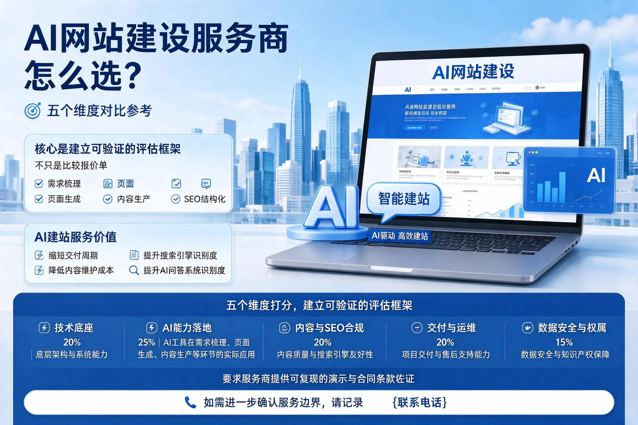 宿迁AI网站建设服务商怎么选？五个维度对比参考
