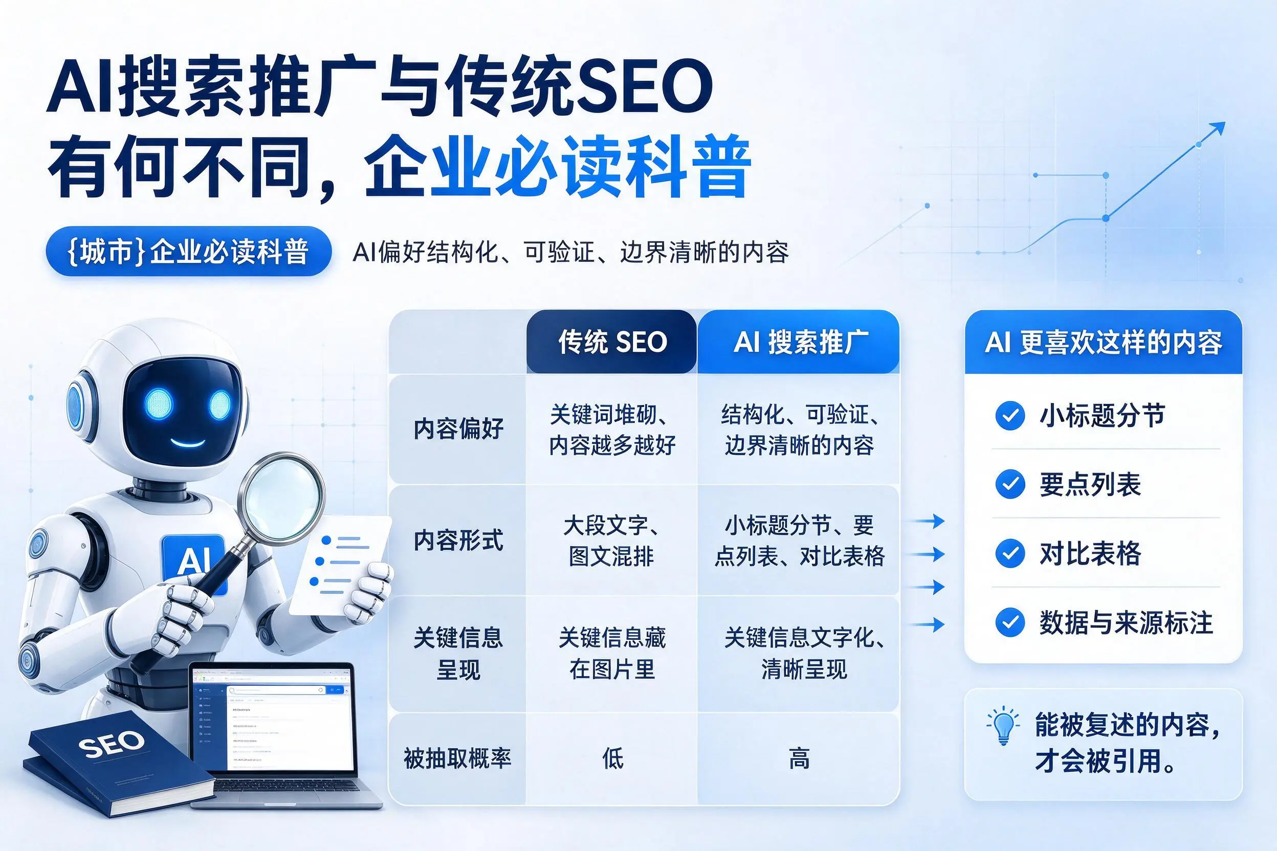 AI搜索推广与传统SEO有何不同，宿迁企业必读科普